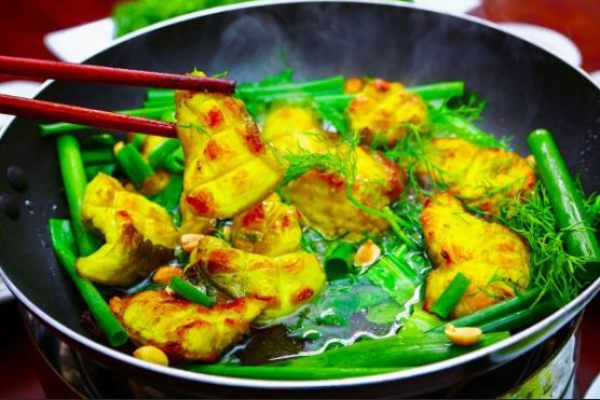 Cha Ca (Grilled Fish with Turmeric and Dill)